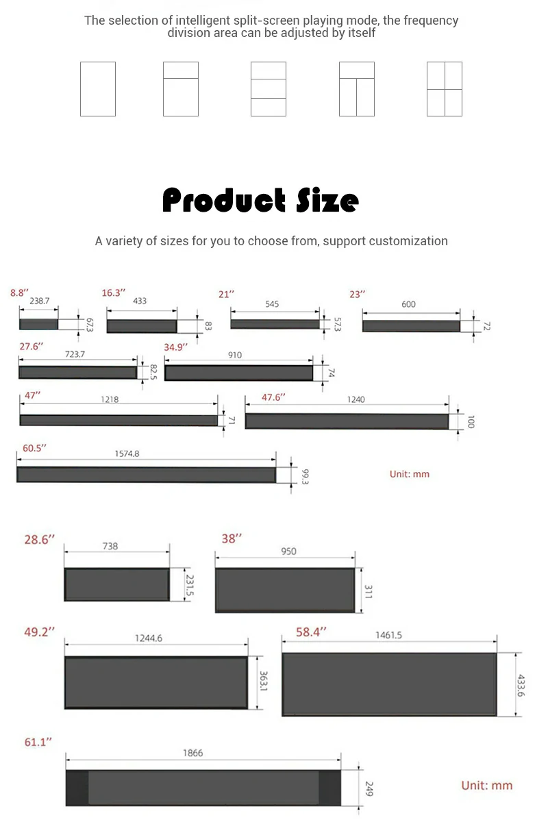 shelf edge lcd display