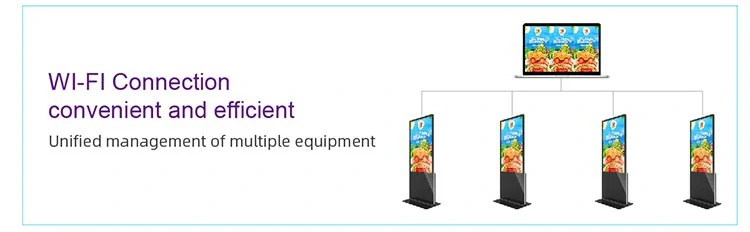 stand touch advertising display kiosk