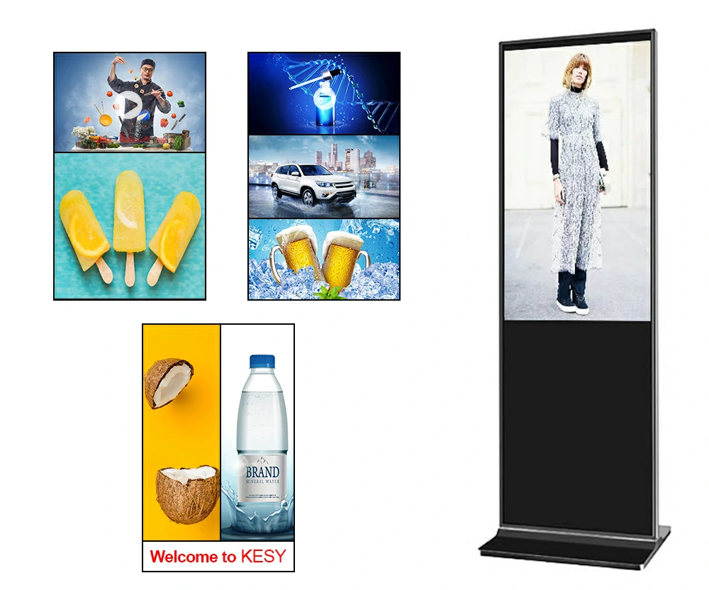 Floor-standing digital signage