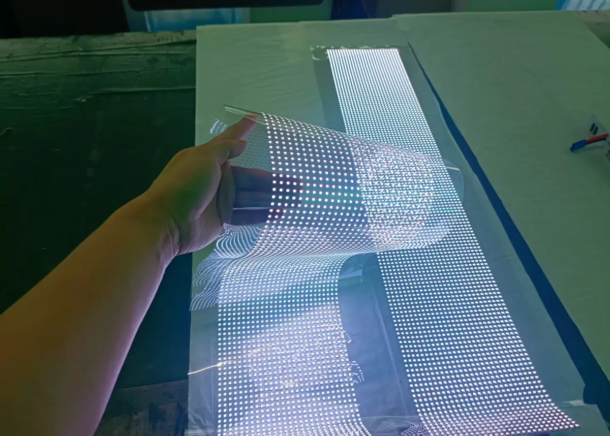 flexible LED crystal film screen 66